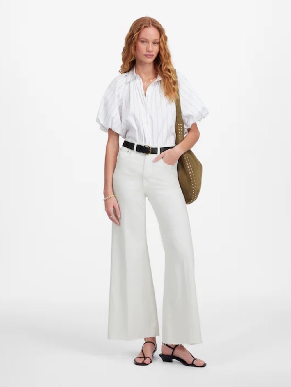 Madewell Flared Wide-Leg Crop Jeans